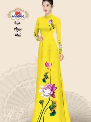 1660550709 768 Vai Ao Dai Hoa Sen Moi Ra AD MV3503