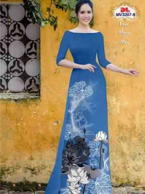 Vải Áo Dài Hoa Sen Mới Ra AD MV3207 16 1660551108 552 Vai Ao Dai Hoa Sen Moi Ra AD MV3207