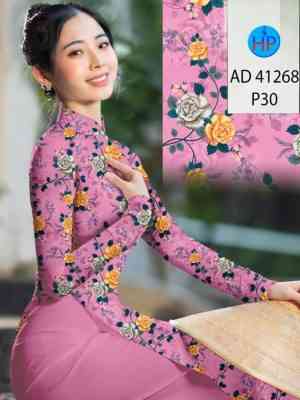 Vải Áo Dài Hoa Hồng Đều Mới Ra AD 41268 28 1661574385 799 Vai Ao Dai Hoa Hong Deu Moi Ra AD 41268