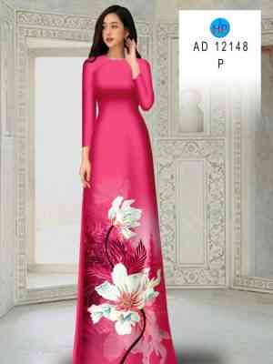1661763409 536 Vai Ao Dai Hoa In 3D Doc Dao AD 12148