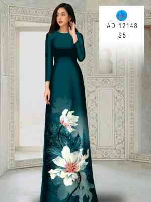 1661763412 236 Vai Ao Dai Hoa In 3D Doc Dao AD 12148