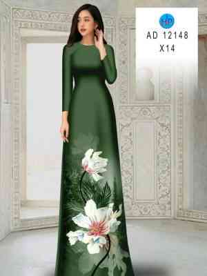 1661763413 865 Vai Ao Dai Hoa In 3D Doc Dao AD 12148