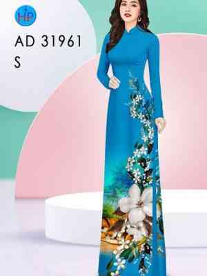 Vải Áo Dài Hoa In 3D Độc Đáo AD 31961 19 Vai Ao Dai Hoa In 3D Doc Dao AD 31961