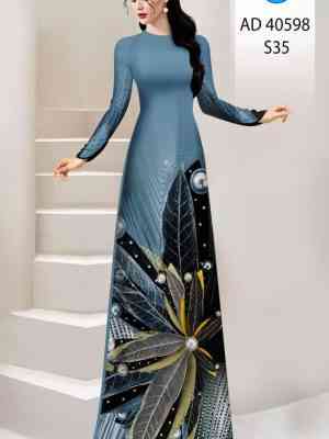 Vải Áo Dài Hoa In 3D Vừa Ra AD 40598 19 Vai Ao Dai Hoa In 3D Vua Ra AD 40598