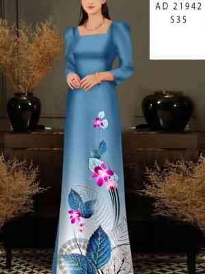 Vải Áo Dài Hoa Lan Vừa Ra AD 21942 20 Vai Ao Dai Hoa Lan Vua Ra AD 21942