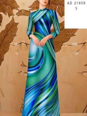 Vai Ao Dai Hoa Van Kieu Moi AD 21959