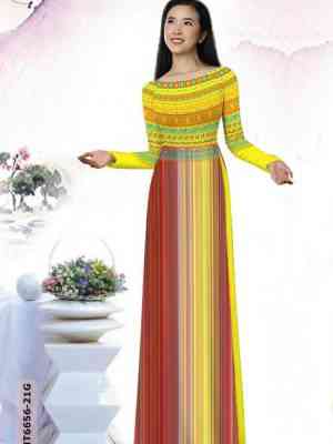 Vải Áo Dài Hoa Văn Thổ Cẩm Kiểu Mới AD HT6656 14 Vai Ao Dai Hoa Van Tho Cam Kieu Moi AD