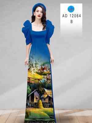 Vải Áo Dài Phong Cảnh Mới Ra AD 12064 19 Vai Ao Dai Phong Canh Moi Ra AD 12064