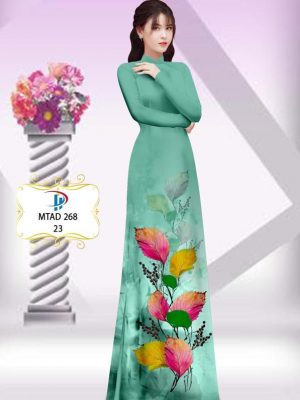 Vải Áo Dài Hình Lá Cây Vừa Ra AD MTAD268 36 1662522316 676 Vai Ao Dai Hinh La Cay Vua Ra AD MTAD268