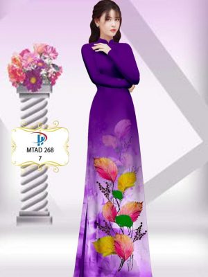 Vải Áo Dài Hình Lá Cây Vừa Ra AD MTAD268 39 1662522317 834 Vai Ao Dai Hinh La Cay Vua Ra AD MTAD268