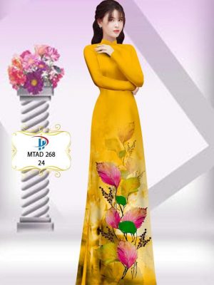 Vải Áo Dài Hình Lá Cây Vừa Ra AD MTAD268 43 1662522319 601 Vai Ao Dai Hinh La Cay Vua Ra AD MTAD268