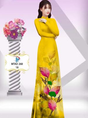 Vải Áo Dài Hình Lá Cây Vừa Ra AD MTAD268 49 1662522321 633 Vai Ao Dai Hinh La Cay Vua Ra AD MTAD268