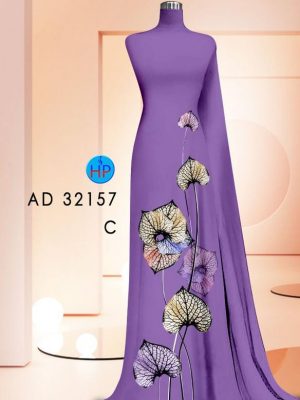 1662783705 263 Vai Ao Dai In Hinh La Doc Dao AD 32157