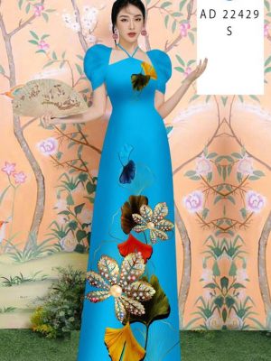 Vải Áo Dài In Hình Lá Vừa Ra AD 22429 24 1663043562 173 Vai Ao Dai In Hinh La Vua Ra AD 22429