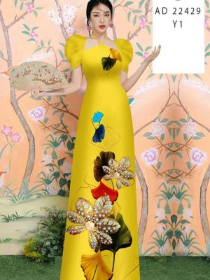 Vải Áo Dài In Hình Lá Vừa Ra AD 22429 27 1663043563 682 Vai Ao Dai In Hinh La Vua Ra AD 22429