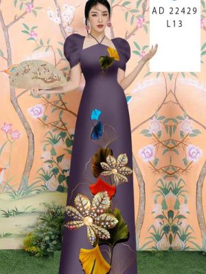 Vải Áo Dài In Hình Lá Vừa Ra AD 22429 36 1663043568 245 Vai Ao Dai In Hinh La Vua Ra AD 22429