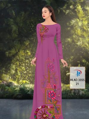 Vải Áo Dài Hoa Sen Kiểu Mới AD HLAD3355 29 1663410381 168 Vai Ao Dai Hoa Sen Kieu Moi AD HLAD3355