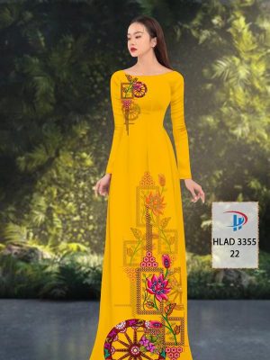 Vải Áo Dài Hoa Sen Kiểu Mới AD HLAD3355 30 1663410382 359 Vai Ao Dai Hoa Sen Kieu Moi AD HLAD3355