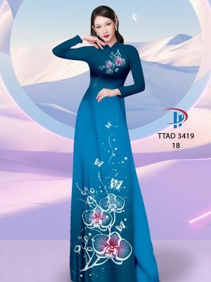 1663637764 877 Vai Ao Dai Hoa In 3D Doc Dao AD TTAD3419