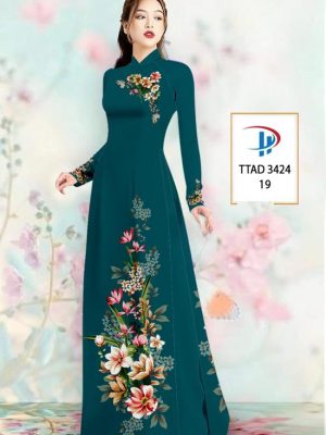 1663734644 0 Vai Ao Dai Hoa In 3D Doc Dao AD TTAD3424