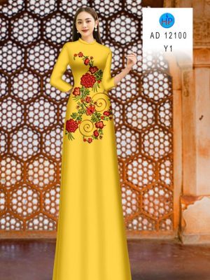 1663825116 175 Vai Ao Dai Hoa In 3D Kieu Moi AD 12100