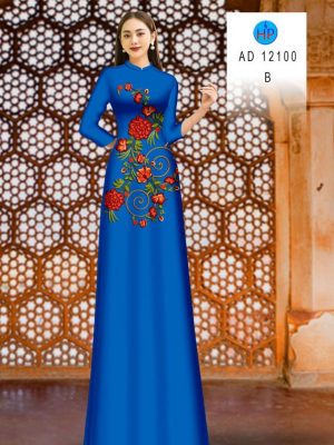1663825119 296 Vai Ao Dai Hoa In 3D Kieu Moi AD 12100