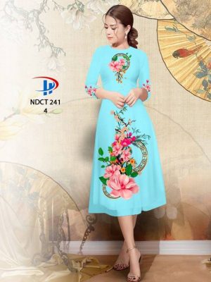Vải Áo Dài Cách Tân Hoa In 3D Kiểu Mới AD NDCT241 24 1664164336 906 Vai Ao Dai Cach Tan Hoa In 3D Kieu Moi