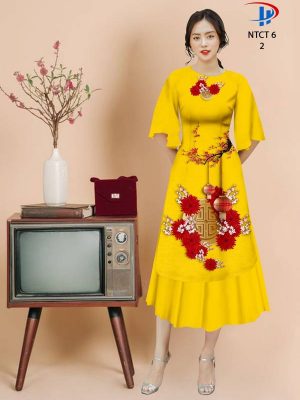 Vải Áo Dài Cách Tân Đón Tết Độc Đáo AD NTCT6 19 1664331047 726 Vai Ao Dai Cach Tan Don Tet Doc Dao AD