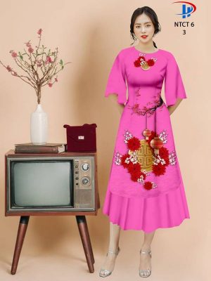 Vải Áo Dài Cách Tân Đón Tết Độc Đáo AD NTCT6 20 1664331048 18 Vai Ao Dai Cach Tan Don Tet Doc Dao AD