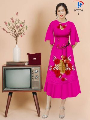 Vải Áo Dài Cách Tân Đón Tết Độc Đáo AD NTCT6 24 1664331050 206 Vai Ao Dai Cach Tan Don Tet Doc Dao AD