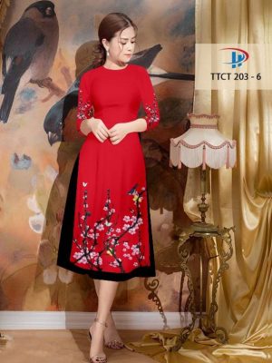 Vải Áo Dài Cách Tân Hoa Đào Vừa Ra AD TTCT203 11 1664444901 606 Vai Ao Dai Cach Tan Hoa Dao Vua Ra AD