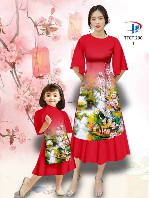 Vải Áo Dài Cách Tân Hoa Đào Và Phong Cảnh Thiết Kế 2022 AD TTCT290 22 1664499350 268 Vai Ao Dai Cach Tan Hoa Dao Va Phong Canh