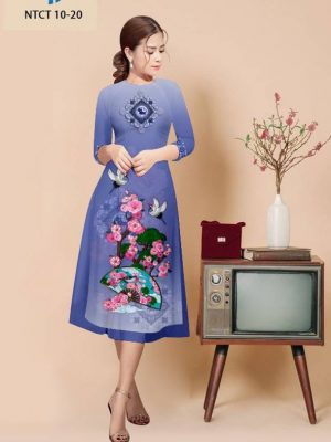 Vải Áo Dài Cách Tân Hoa Đào Thiết Kế 2022 AD NTCT10 38 1664503075 726 Vai Ao Dai Cach Tan Hoa Dao Thiet Ke 2022