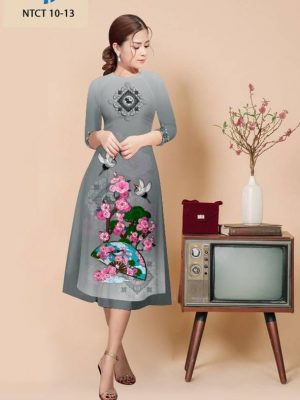 Vải Áo Dài Cách Tân Hoa Đào Thiết Kế 2022 AD NTCT10 42 1664503076 211 Vai Ao Dai Cach Tan Hoa Dao Thiet Ke 2022