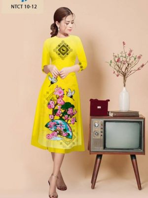 Vải Áo Dài Cách Tân Hoa Đào Thiết Kế 2022 AD NTCT10 40 1664503076 219 Vai Ao Dai Cach Tan Hoa Dao Thiet Ke 2022