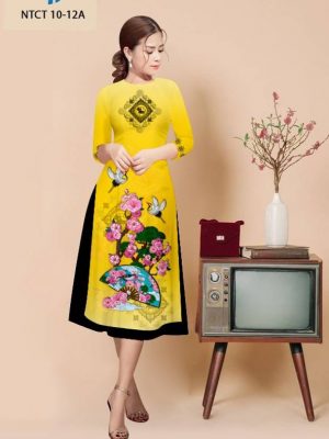 Vải Áo Dài Cách Tân Hoa Đào Thiết Kế 2022 AD NTCT10 41 1664503076 232 Vai Ao Dai Cach Tan Hoa Dao Thiet Ke 2022