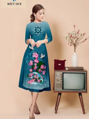 Vải Áo Dài Cách Tân Hoa Đào Thiết Kế 2022 AD NTCT10 43 1664503077 580 Vai Ao Dai Cach Tan Hoa Dao Thiet Ke 2022