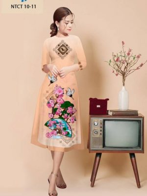 Vải Áo Dài Cách Tân Hoa Đào Thiết Kế 2022 AD NTCT10 45 1664503078 256 Vai Ao Dai Cach Tan Hoa Dao Thiet Ke 2022