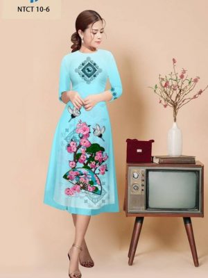 Vải Áo Dài Cách Tân Hoa Đào Thiết Kế 2022 AD NTCT10 46 1664503078 67 Vai Ao Dai Cach Tan Hoa Dao Thiet Ke 2022