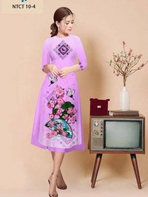 Vải Áo Dài Cách Tân Hoa Đào Thiết Kế 2022 AD NTCT10 52 1664503080 310 Vai Ao Dai Cach Tan Hoa Dao Thiet Ke 2022