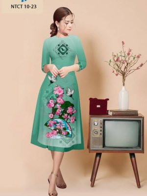 Vải Áo Dài Cách Tân Hoa Đào Thiết Kế 2022 AD NTCT10 54 1664503081 28 Vai Ao Dai Cach Tan Hoa Dao Thiet Ke 2022