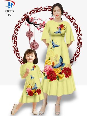 Vải Áo Dài Chim Và Hoa Độc Đáo AD NTCT5 18 1664506711 595 Vai Ao Dai Chim Va Hoa Doc Dao AD NTCT5