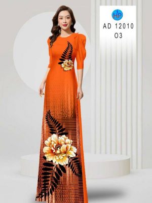 Vải Áo Dài Hoa In 3D Độc Đáo AD 12010 19 Vai Ao Dai Hoa In 3D Doc Dao AD 12010