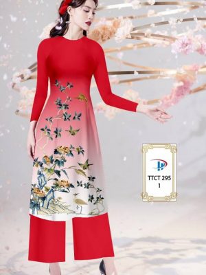 Vải Áo Dài Cách Tân Hoa Và Chim Độc Đáo AD TTCT295 22 1664765425 763 Vai Ao Dai Cach Tan Hoa Va Chim Doc Dao