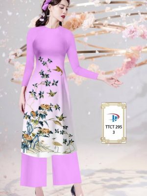 Vải Áo Dài Cách Tân Hoa Và Chim Độc Đáo AD TTCT295 23 1664765426 97 Vai Ao Dai Cach Tan Hoa Va Chim Doc Dao