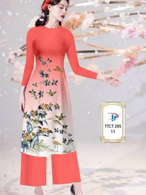 Vải Áo Dài Cách Tân Hoa Và Chim Độc Đáo AD TTCT295 25 1664765427 611 Vai Ao Dai Cach Tan Hoa Va Chim Doc Dao