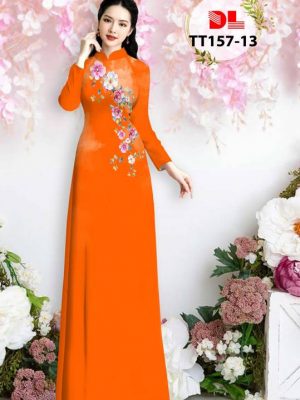 Vải Áo Dài Hoa Trên Ngực Độc Đáo AD TT157 20 1666575681 22 Vai Ao Dai Hoa Tren Nguc Doc Dao AD TT157