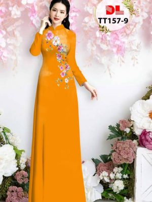 Vải Áo Dài Hoa Trên Ngực Độc Đáo AD TT157 22 1666575683 606 Vai Ao Dai Hoa Tren Nguc Doc Dao AD TT157