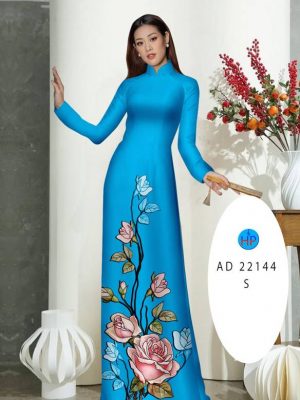 Vải Áo Dài Hoa Hồng Độc Đáo AD 22144 26 1666834542 888 Vai Ao Dai Hoa Hong Doc Dao AD 22144