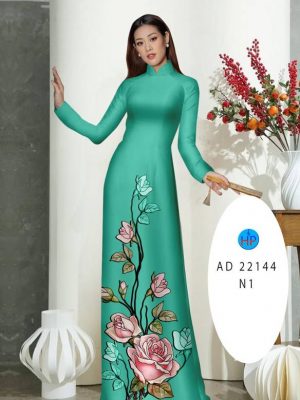 Vải Áo Dài Hoa Hồng Độc Đáo AD 22144 28 1666834543 17 Vai Ao Dai Hoa Hong Doc Dao AD 22144
